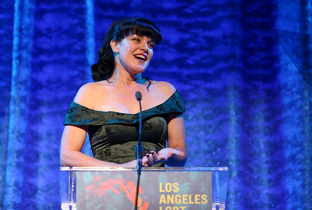 Actress Pauley Perrette speaks onstage during the Los Angeles LGBT Center 47th Anniversary Gala