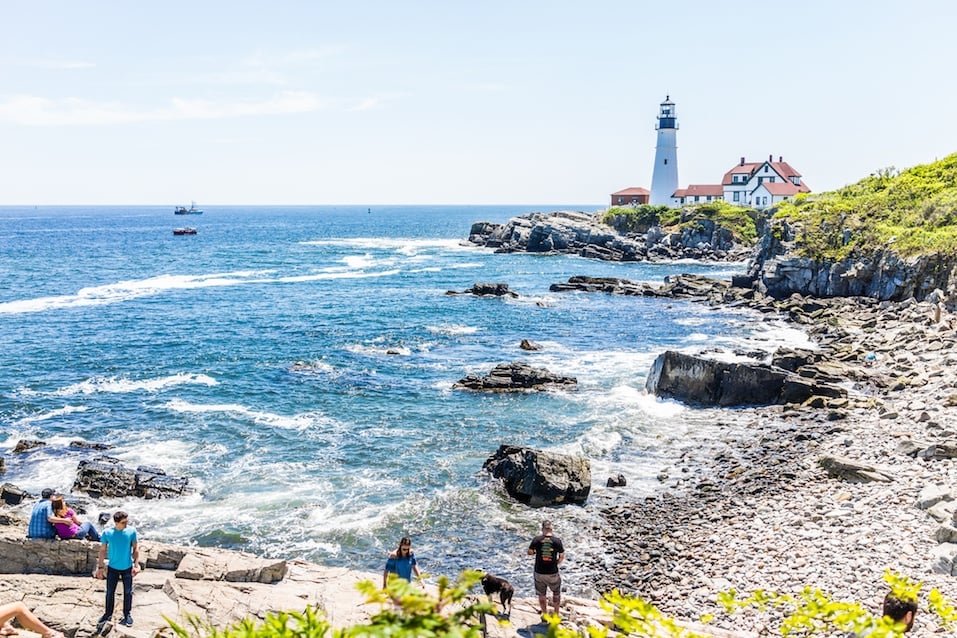 Portland Head Lighthouse in Fort Williams park