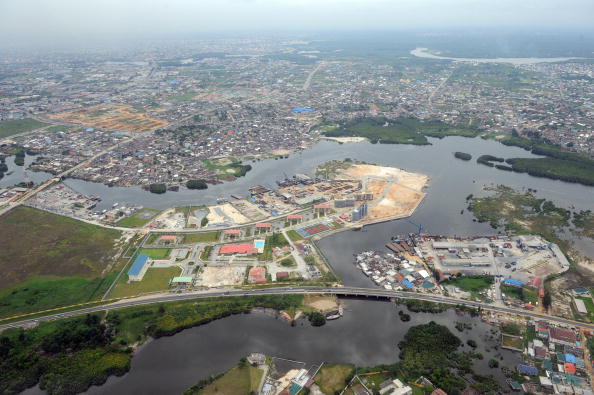 aerial view of Port Harcourt, Nigeria