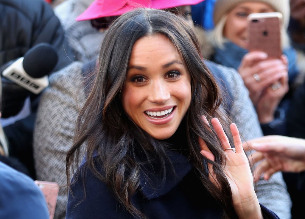 Meghan Markle attends the Terrance Higgins Trust World AIDS Day charity fair at Nottingham Contemporary.