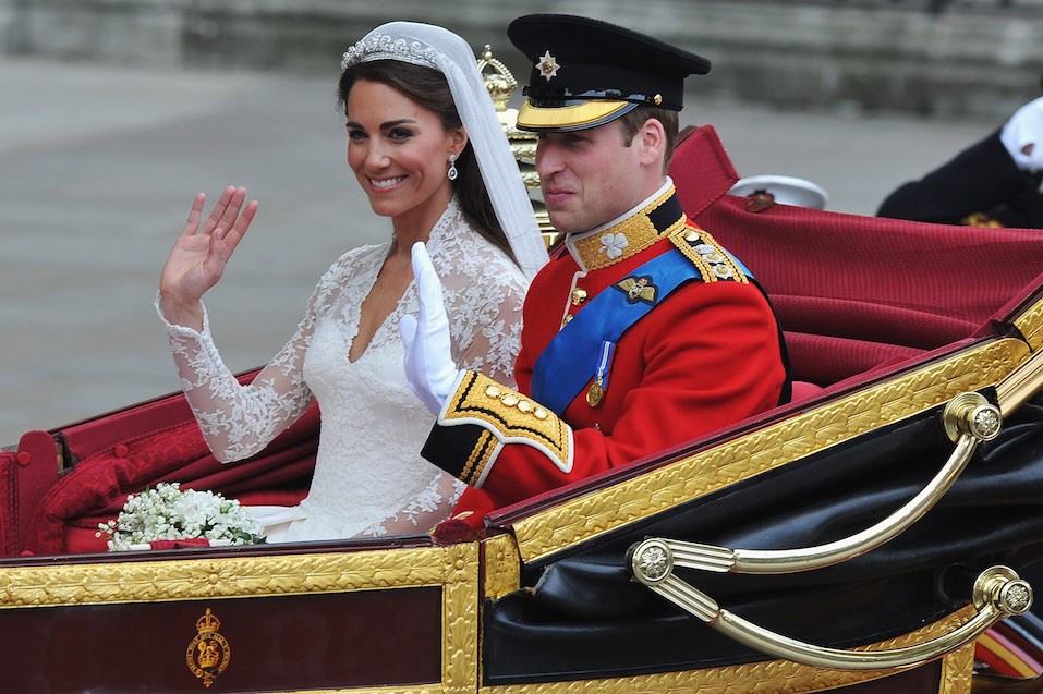 Royal Wedding - Carriage Procession To Buckingham Palace And Departures