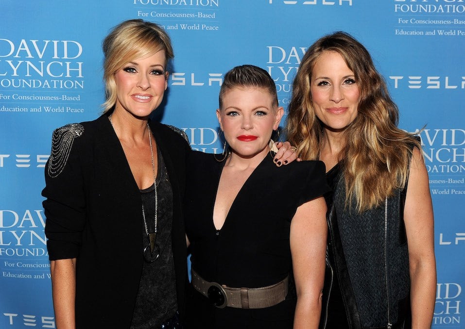 Musikere Martie Maguire, Natalie Maines og Emily Robison av Dixie Chicks 