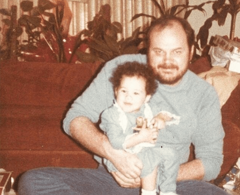 Thomas Markle Sr. holding a baby Meghan Markle. Thomas Markle Sr. holding a baby Meghan Markle.