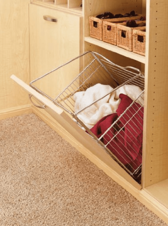 Tilt out hamper