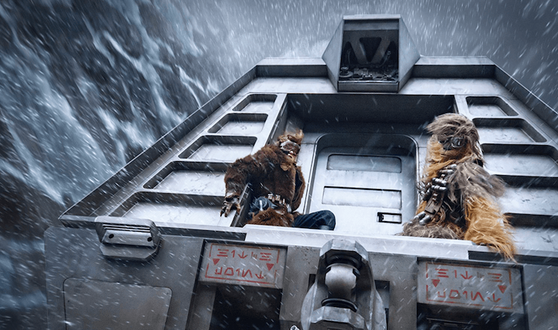 Han and Chewie on the train. Han and Chewie on the train.