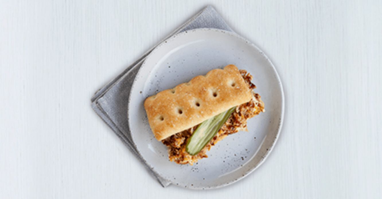 United BBQ chicken sandwich