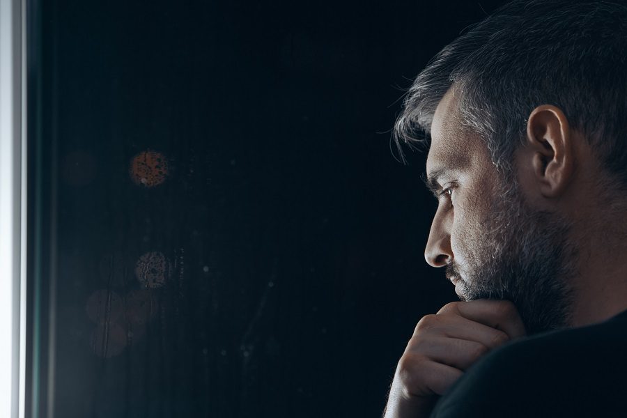 Man thinking Man thinking