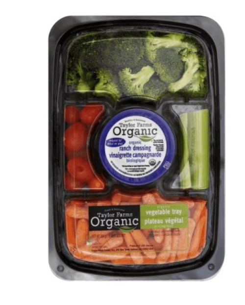 Organic veggie tray. Organic veggie tray.