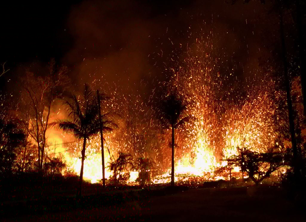 Hundreds Forced To Evacuate After Hawaii's Kilauea Volcano Erupts