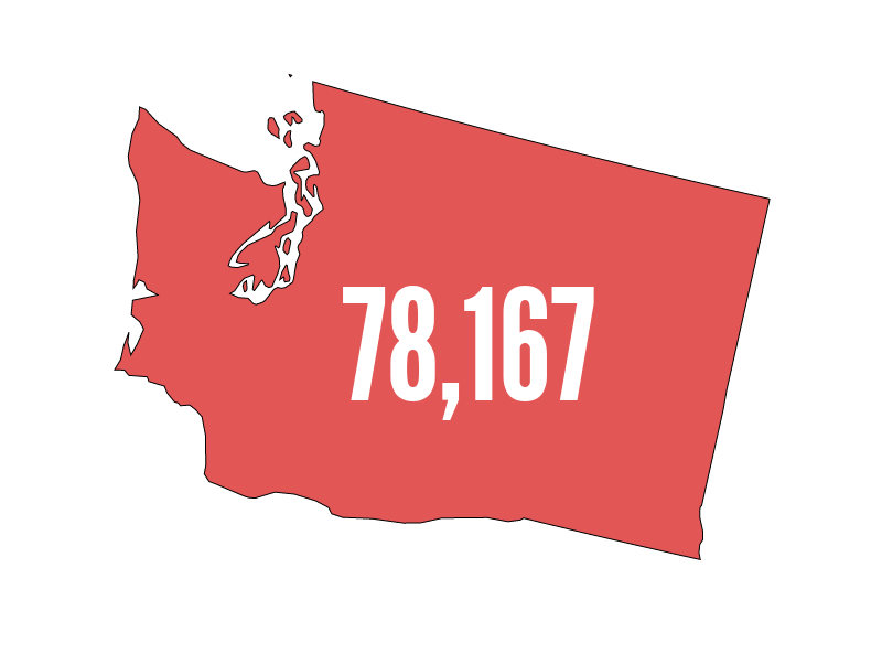 Washington jobs added