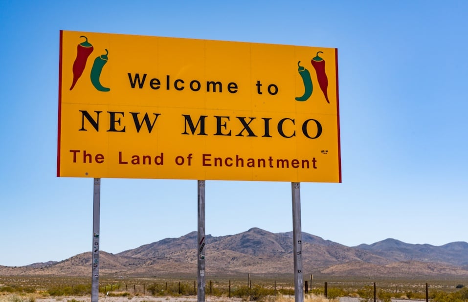 Welcome to New Mexico Sign