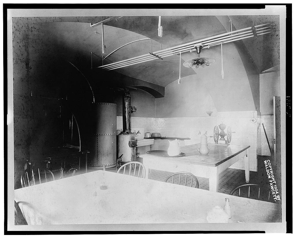 White House kitchen 1904