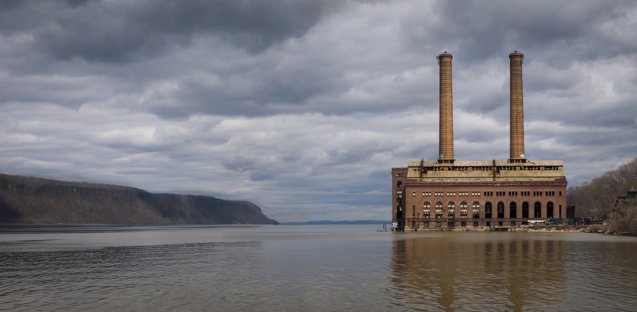 Abandoned Power Station on the Hudson River