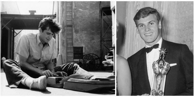 Anthony Perkins and Tab Hunter composite Anthony Perkins and Tab Hunter composite