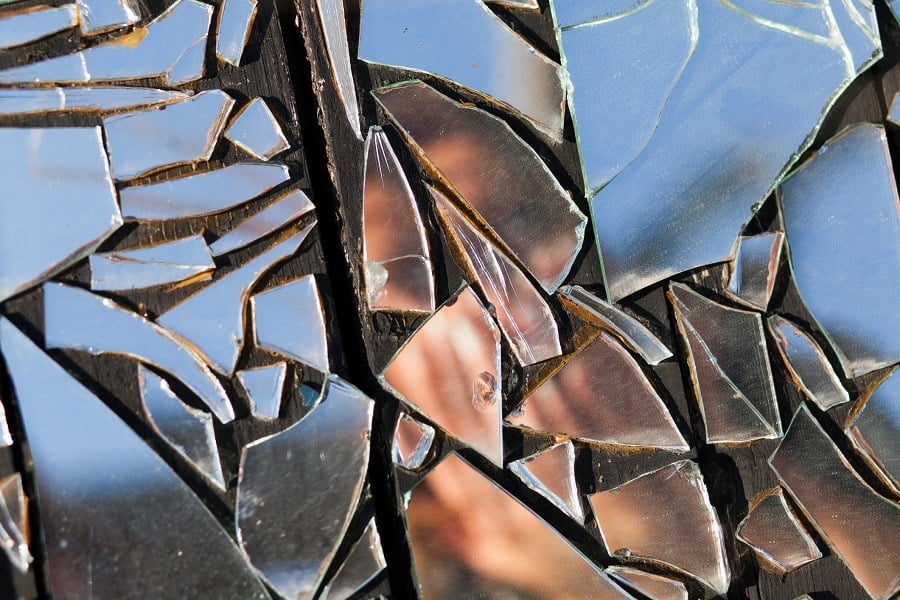 broken glass