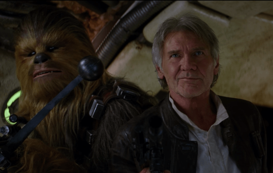Han Solo and Chewbacca