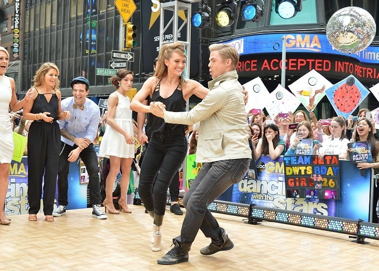 Derek Hough and Amy Purdy on Dancing with the Stars Derek Hough and Amy Purdy on Dancing with the Stars