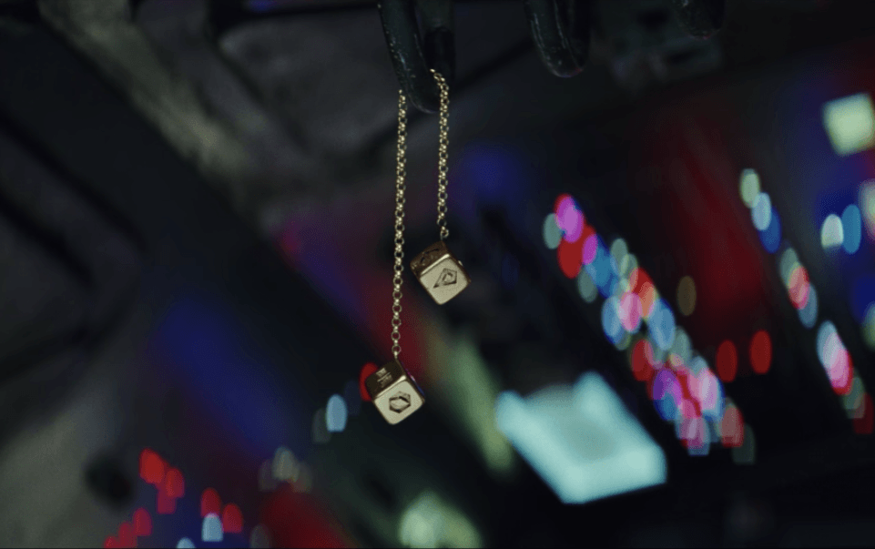 Han Solo's dice in The Last Jedi