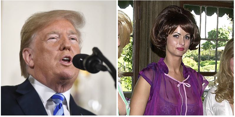 Donald Trump and Karen McDougal composite image Donald Trump and Karen McDougal composite image