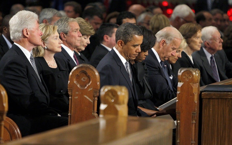 funeral services for U.S. Senator Edward Kennedy