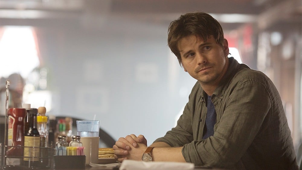 KEVIN (PROBABLY) SAVES THE WORLD - "Pilot" - Kevin Finn (Jason Ritter, “Parenthood”), a cluelessly self-serving person, is on a dangerous path to despair. In a downward spiral, Kevin returns home to stay with his widowed twin sister (JoAnna Garcia Swisher, “Once Upon a Time”) and niece. On his first night there, an unlikely celestial being named Yvette appears to him and presents him with a mission -- to save the world. (ABC/Ryan Green)<br /> KEVIN (PROBABLY) SAVES THE WORLD - "Pilot" - Kevin Finn (Jason Ritter, “Parenthood”), a cluelessly self-serving person, is on a dangerous path to despair. In a downward spiral, Kevin returns home to stay with his widowed twin sister (JoAnna Garcia Swisher, “Once Upon a Time”) and niece. On his first night there, an unlikely celestial being named Yvette appears to him and presents him with a mission -- to save the world. (ABC/Ryan Green)<br />