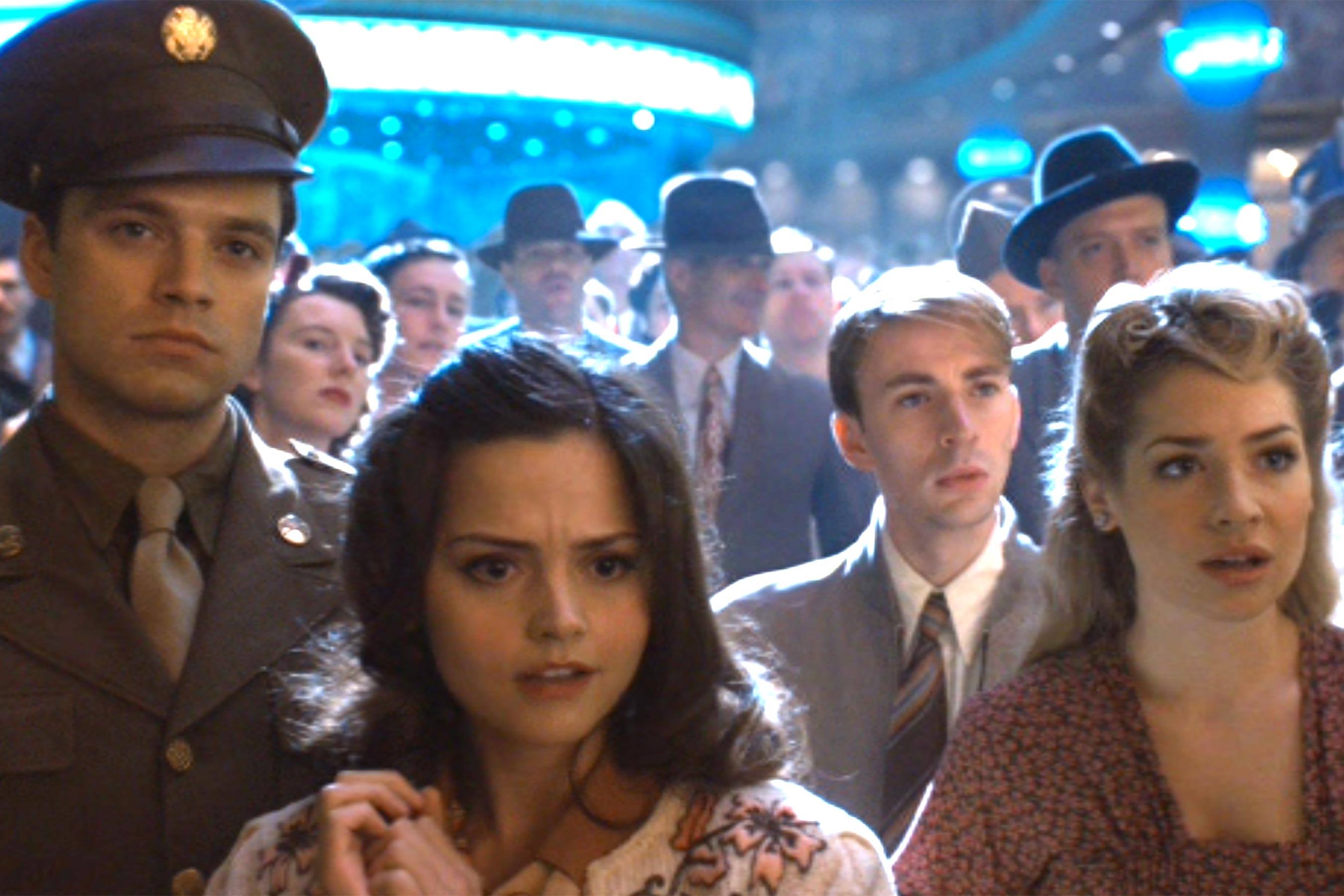 Jenna Coleman in Captain America: The First Avenger Jenna Coleman in Captain America: The First Avenger
