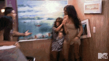 Sammi and Jenny fight on Jersey Shore Sammi and Jenny fight on Jersey Shore