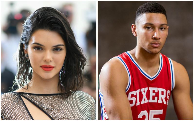 Kendall Jenner and Ben Simmons composite