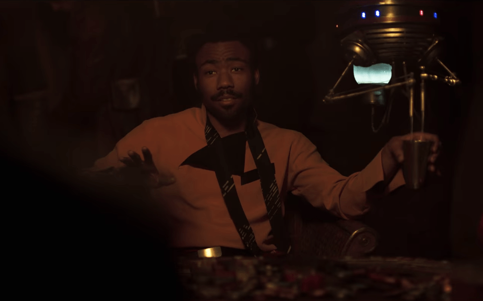 Lando plays against Han