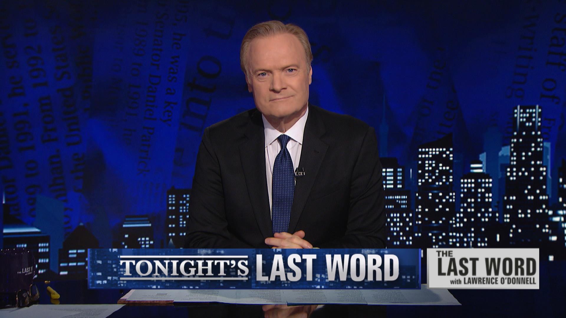 Lawrence O'Donnell on Last Word on MSNBC