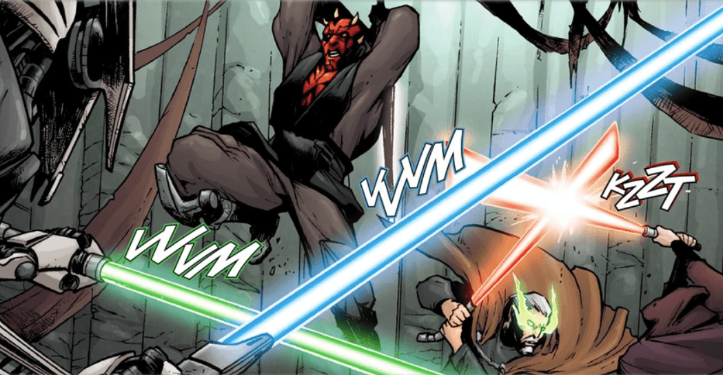 Darth Maul faces Grevious