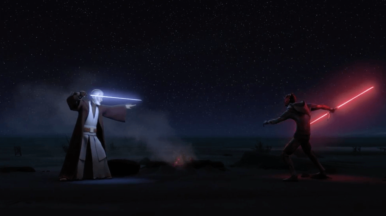 Obi-Wan faces Darth Maul one last time