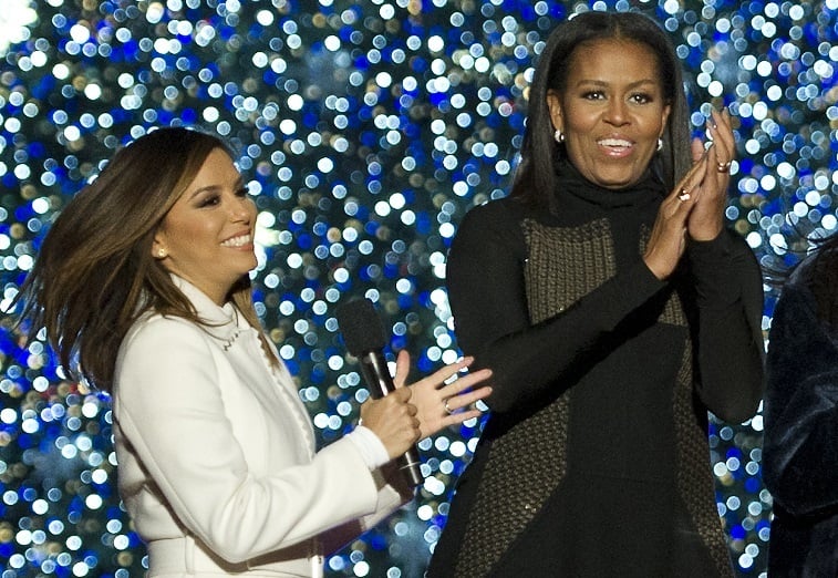 Eva Longoria and Michelle Obama Eva Longoria and Michelle Obama