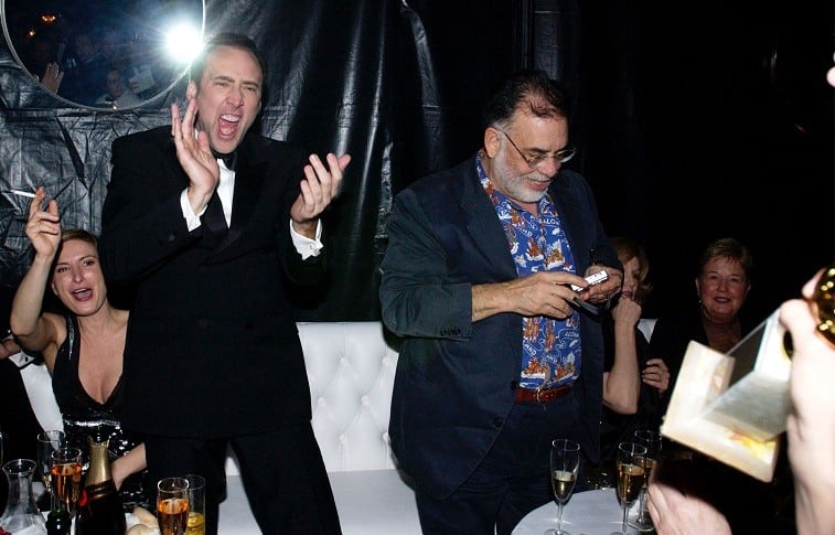 Nicolas Cage and Francis Ford Coppola Nicolas Cage and Francis Ford Coppola