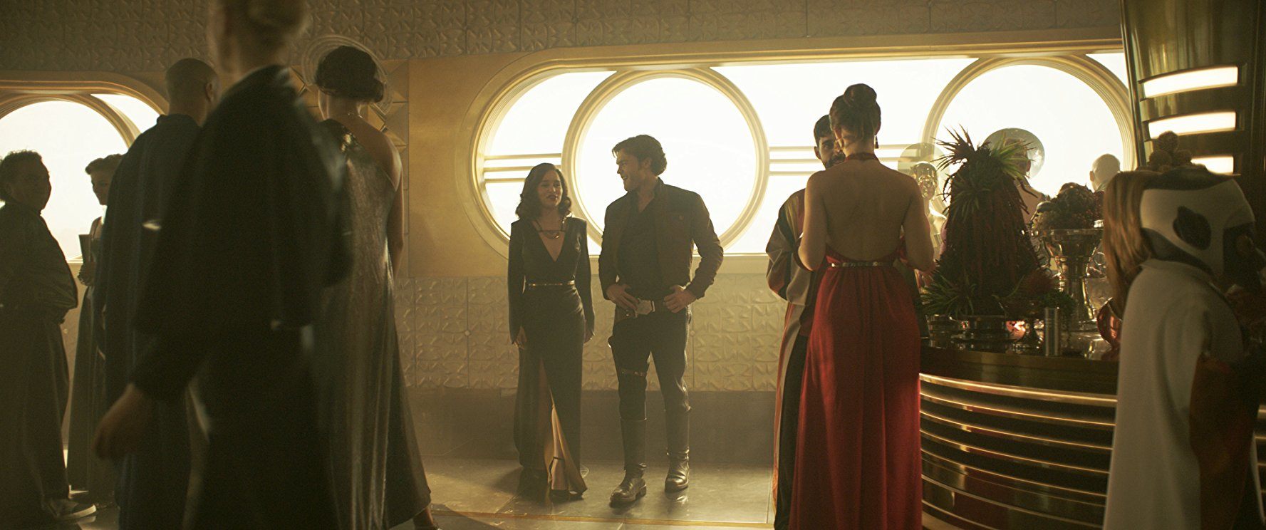 Qi'ra and Han in Solo: A Star Wars Story