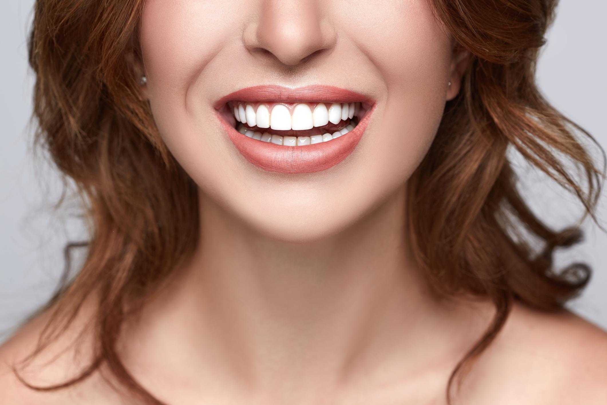 Healthy white smile