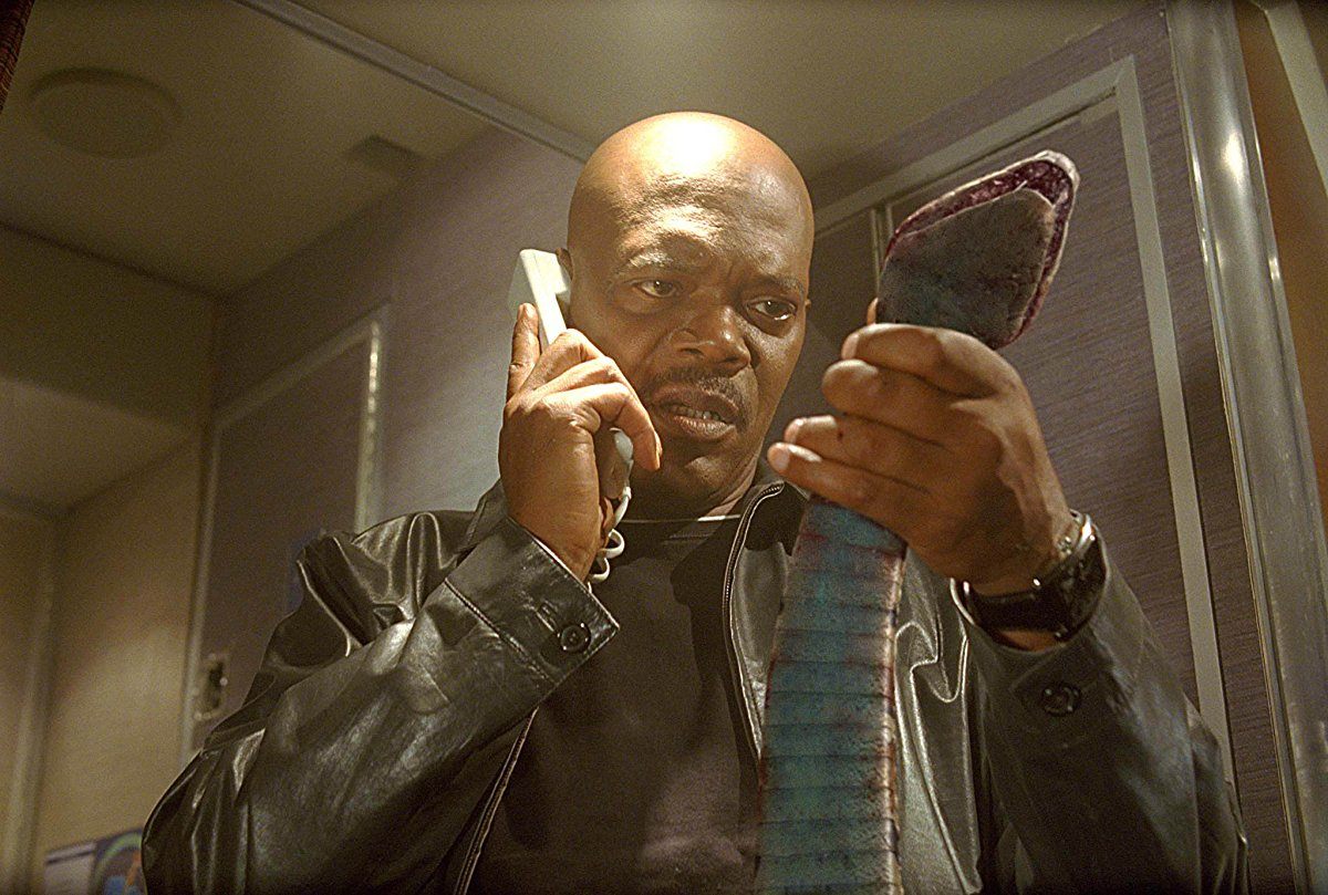 Samuel L. Jackson in Snakes on a Plane Samuel L. Jackson in Snakes on a Plane