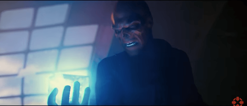 Red Skull from 'Captain America' holding the stone Red Skull from 'Captain America' holding the stone