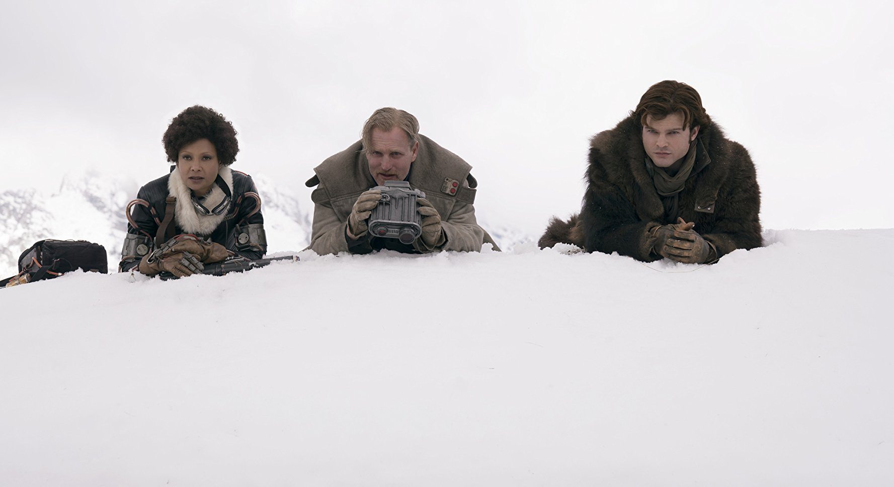 Val, Beckett, and Han in Solo: A Star Wars Story
