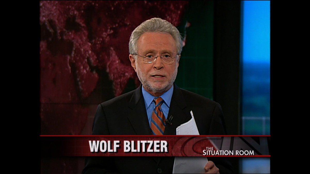 Wolf Blitzer on The Situation Room on CNN Wolf Blitzer on The Situation Room on CNN