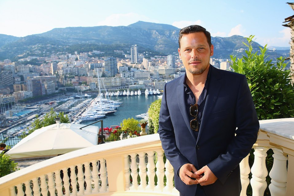 Justin Chambers attends a cocktail reception at the Ministere d'Etat