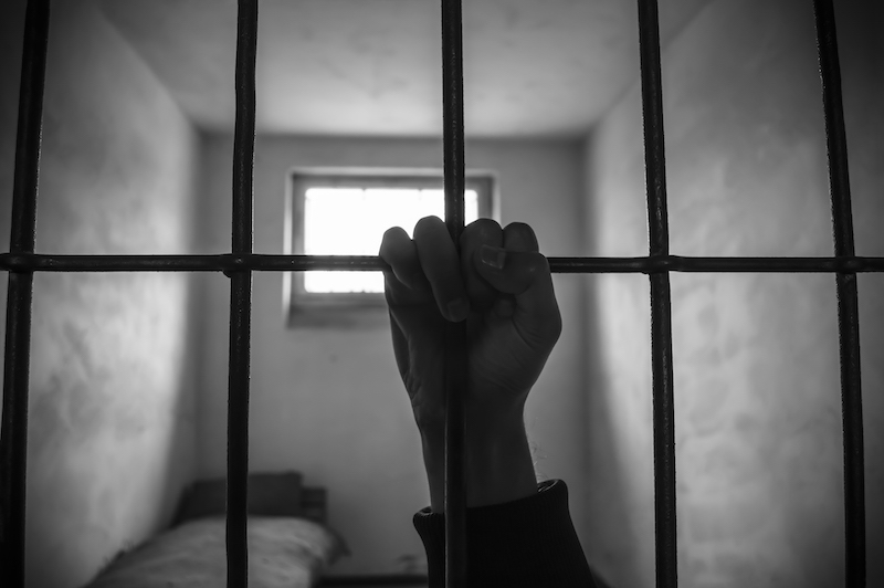 Hand of a prisoner Hand of prisoner