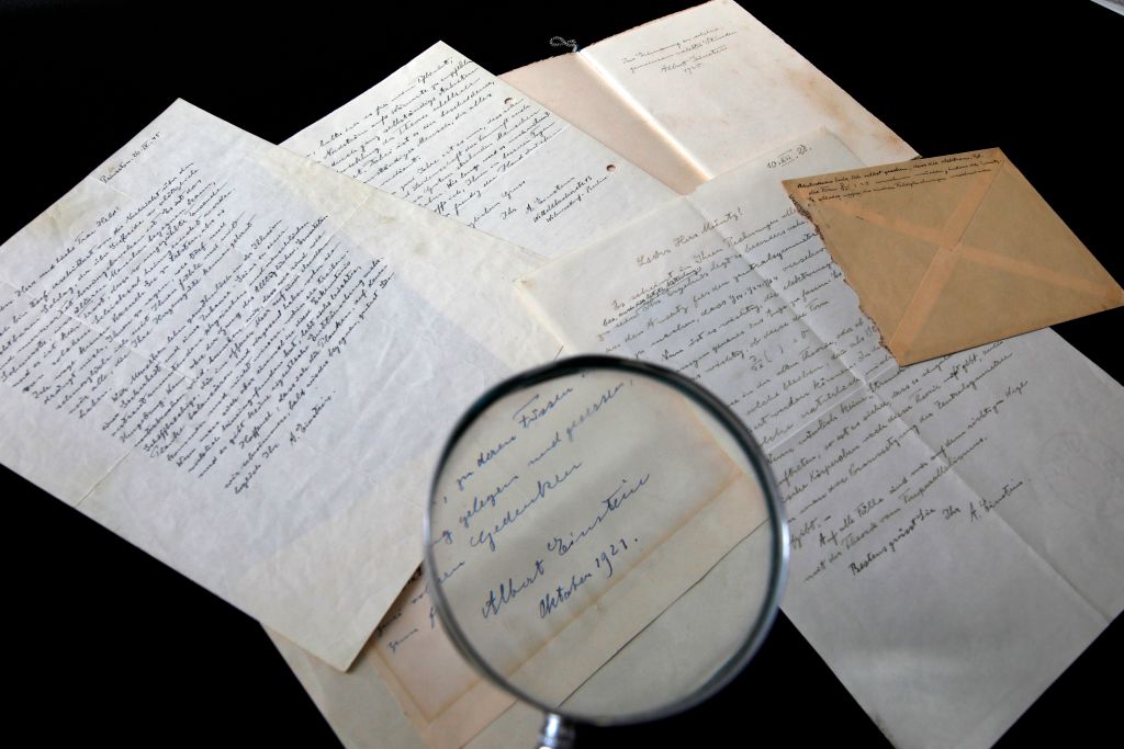 series of letters by Nobel Prize-winning physicist Albert Einstein