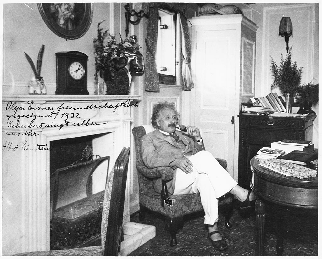 Portrait of physicist Albert Einstein