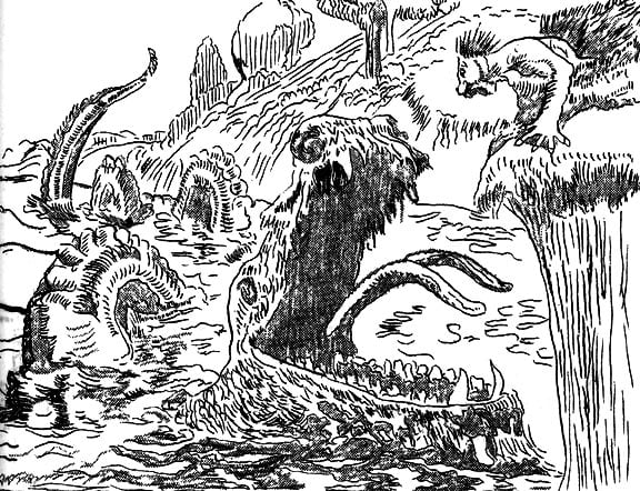 Alkali lake monster