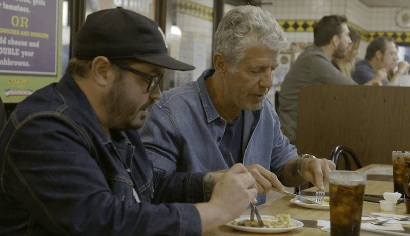 Anthony Bourdain at Waffle House.