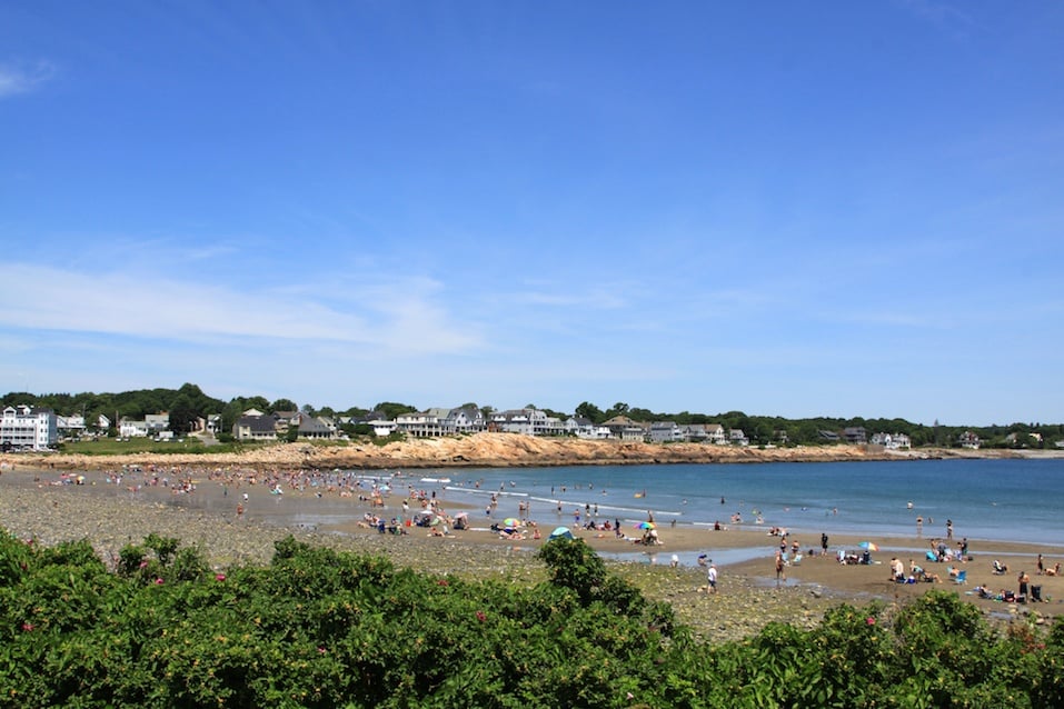 Beach in York, Maine.