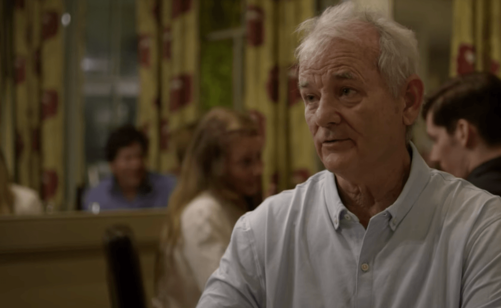 Bill Murray eats with Anthony Bourdain in Charleston.