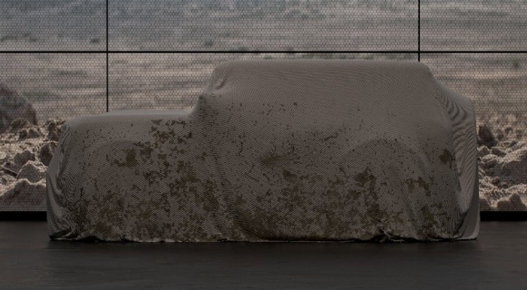 Image of 2020 Ford Bronco under wraps
