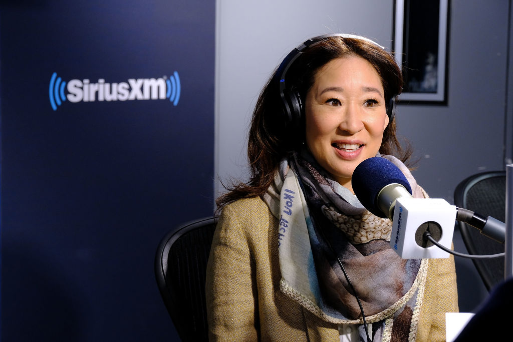 Actress Sandra Oh visits SiriusXM Studios